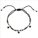 A Beautiful Story Honor Zwarte Onyx Zilverkleurige Armband