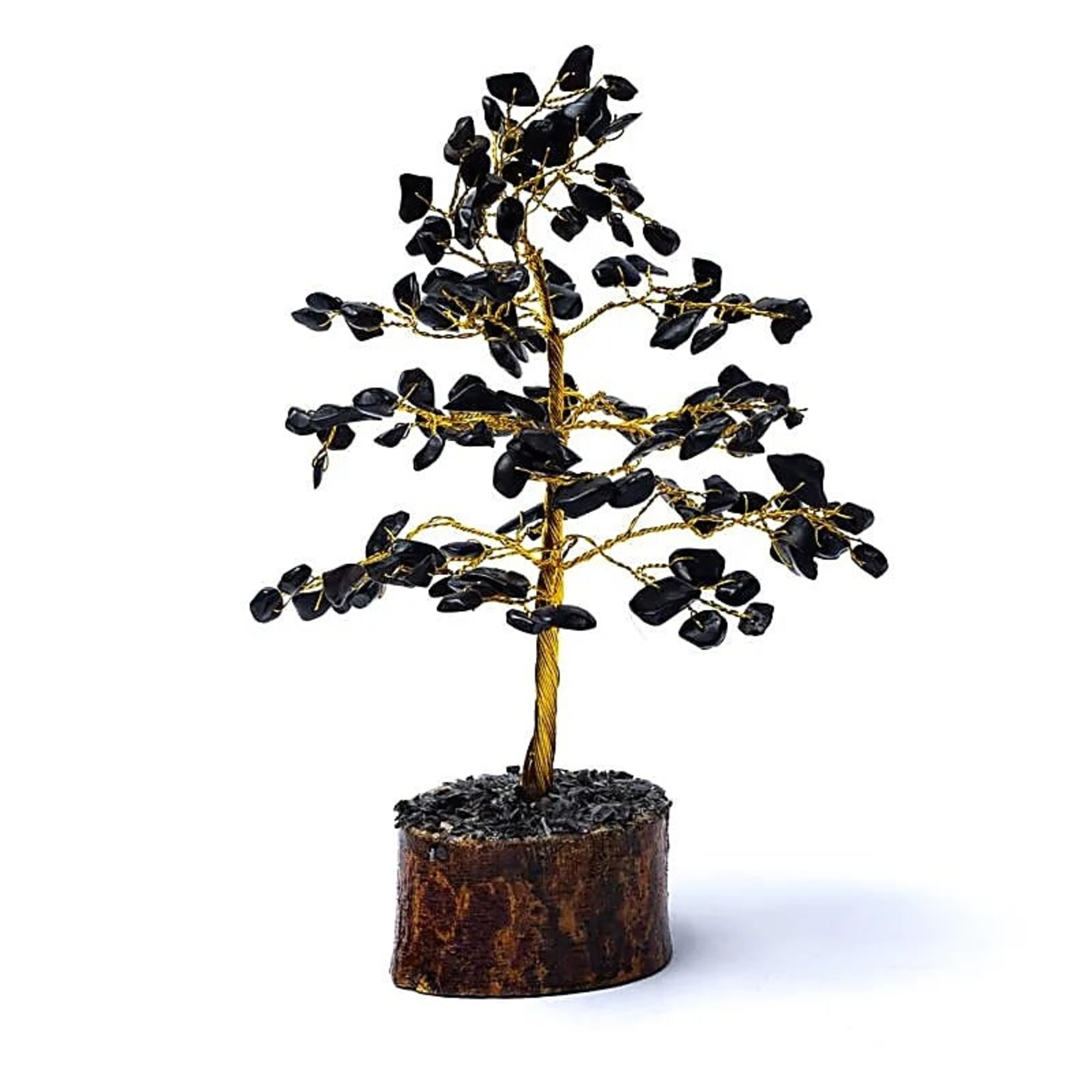 Edelsteenboom Zwarte Agaat +/- 18 cm