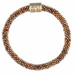 Return to Sender Beaded bracelet roll on armbandje Copper Gold