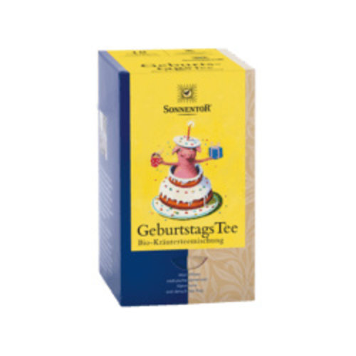 Sonnentor Verjaardagsthee bio 27gr. 18 stuks Sonnentor Verjaardagsthee bio 27gr. 18 stuks