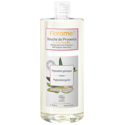 Florame Florame Douchegel PArfumvrij/Hypoallergeen BIO 1000ml