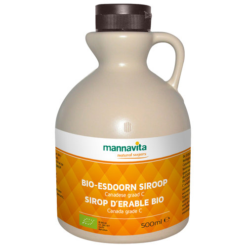 Mannavita Ahornsiroop BIO 500ml