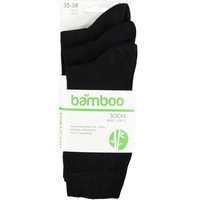 Bamboe sok 3 pack zwart 43-46