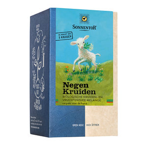 Sonnentor Negen kruiden-vruchten melange thee zakjes 18st.
