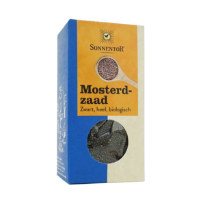Sonnentor Zwart mosterdzaad 80gr. Sonnentor Zwart mosterdzaad 80gr.