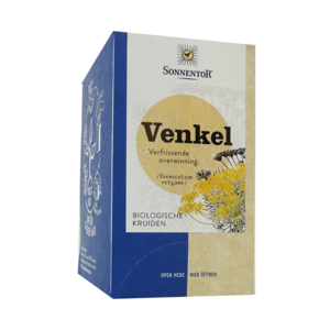 Sonnentor Venkel thee zakjes 18st. Sonnentor Venkel thee zakjes 18st.
