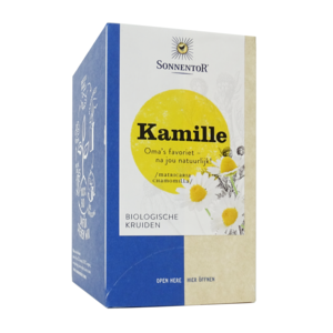 Sonnentor Kamille thee zakjes 18st. Sonnentor Kamille thee zakjes 18st.