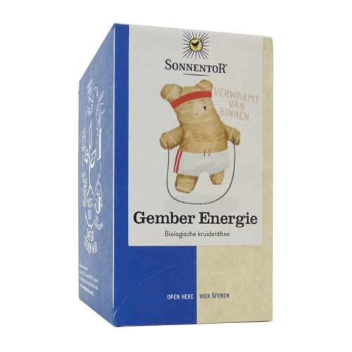 Sonnentor Gember Energie thee zakjes 18st.