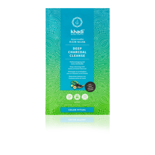 Khadi Haarmasker Deep Charcoal Cleanse Detox 1st.