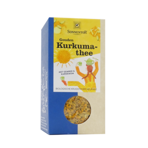 Sonnentor Gouden kurkuma losse thee 120gr. Sonnentor Gouden kurkuma losse thee 120gr.