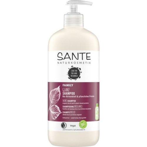 Sante Family shine shampoo organic birch leaf & plant based proteins 500ml