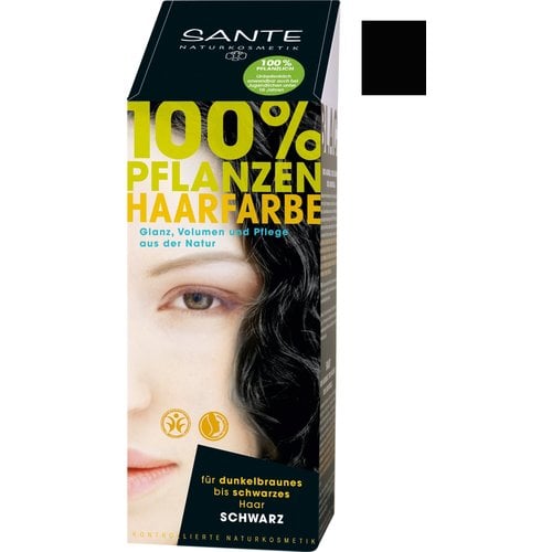 Sante Natural plant hair colour - black