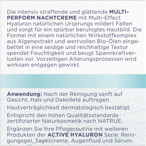 HELIOTROP Active hyaluron multi-perform nachtcreme 50ml