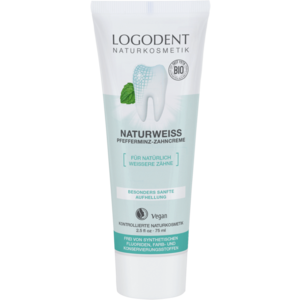 Logona Natural white peppermint toothpaste 75ml