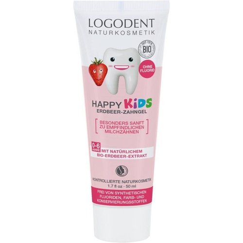 Logona Happy kids strawberry toothgel 50ml