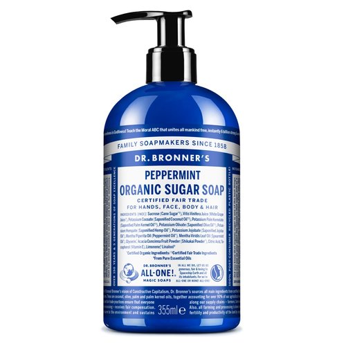 Dr. Bronner's Shikakai zeep Pepermunt 355-710 ml Dr. Bronner's Shikakai zeep Pepermunt 355-710 ml