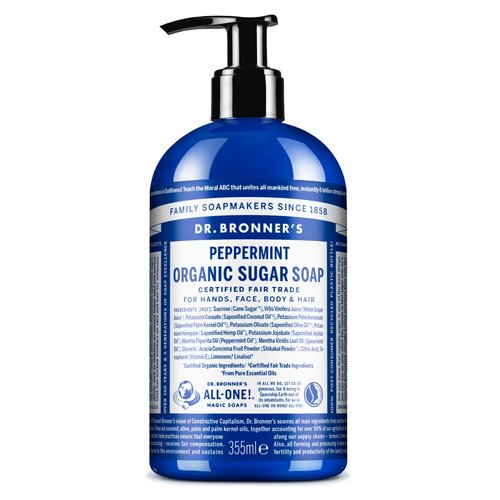 Dr. Bronner's Shikakai zeep Pepermunt 355-710 ml