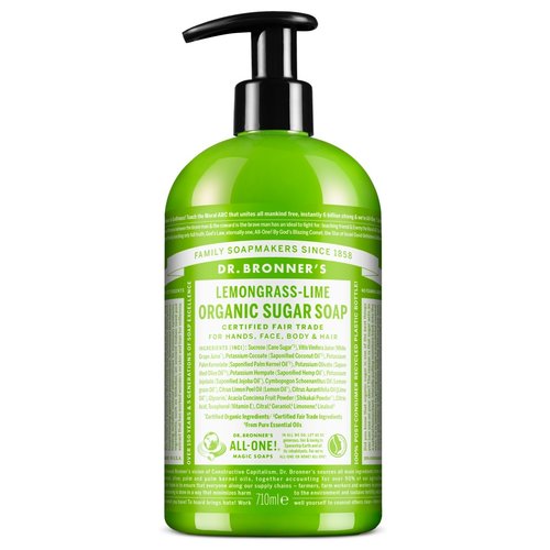 Dr. Bronner's Shikakai zeep Citrus Limoen 355-710 ml