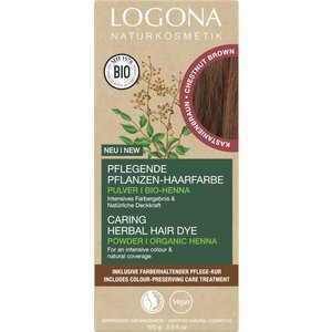 Logona Haarkleuring Chestnut brown 100g Logona Haarkleuring Chestnut brown 100g