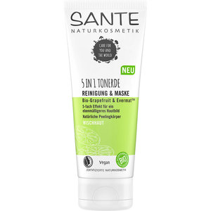 Sante 5 in 1 Clay cleansing & mask 100ml.