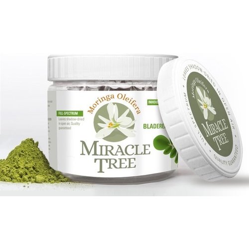 Miracle Tree Moringa Oleifera Miracle Tree 150gr poeder Miracle Tree Moringa Oleifera Miracle Tree 150gr poeder