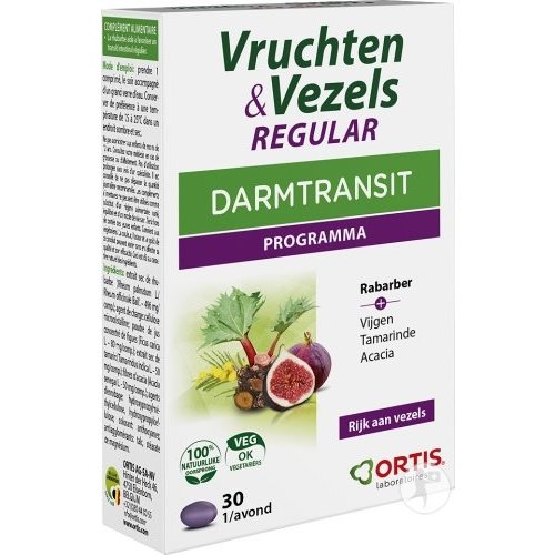 Ortis Ortis Vruchten & Vezels regular 2x15tabl