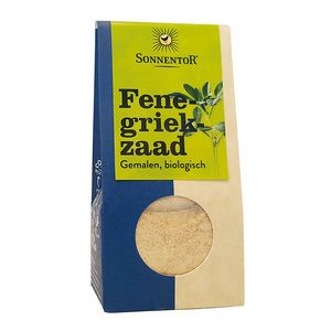 Sonnentor Fenegriek gemalen 35gr. Sonnentor Fenegriek gemalen 35gr.