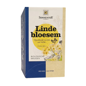 Sonnentor Lindebloesem thee zakjes 18st. Sonnentor Lindebloesem thee zakjes 18st.