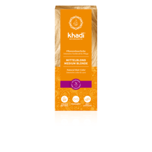 Khadi Haarverf middelblond 100gr. Khadi Haarverf middelblond 100gr.