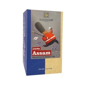 Sonnentor Sterke Assam zwarte thee builtjes 18st. Sonnentor Sterke Assam zwarte thee builtjes 18st.