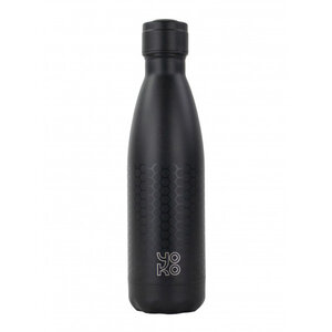 Yoko Waterfles isothermisch Graphite black 500 ml Yoko Waterfles isothermisch Graphite black 500 ml