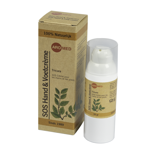 Aromed Aromed  SOS Hand & Voetcrème Tricura  BIO 50gr