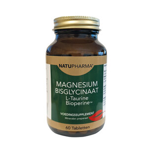 Natupharma Magnesium Bisglycinaat 60 tbl