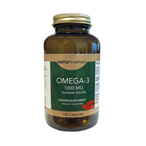 Natupharma Omega-3 1000 mg zuivere visolie 100 caps