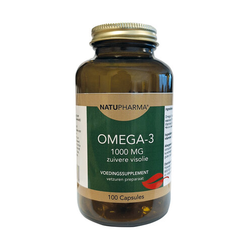 Natupharma Omega-3 1000 mg zuivere visolie 100 caps