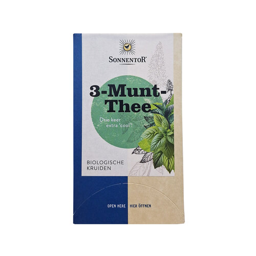 Sonnentor 3-Munt-Thee zakjes Sonnentor 3-Munt-Thee zakjes