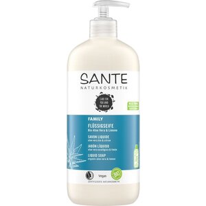 Sante Family Liquid Soap Bodywash Bio Aloe Vera & Limoen 500ml Sante Family Liquid Soap Bodywash Bio Aloe Vera & Limoen 500ml