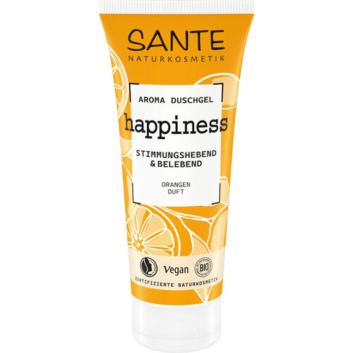 Sante Sante HAPPINESS Aroma Shower Gel 200ml BIO Sante Sante HAPPINESS Aroma Shower Gel 200ml BIO