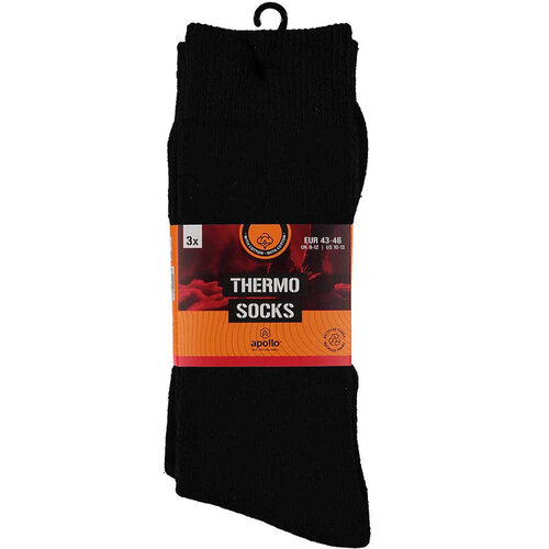 Apollo 3-Pack Thermosokken assorti donker