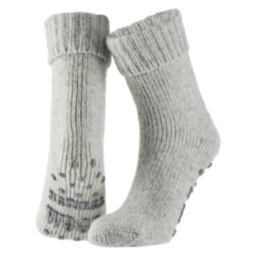 Apollo Apollo Unisex  Grijs Slofsok wol