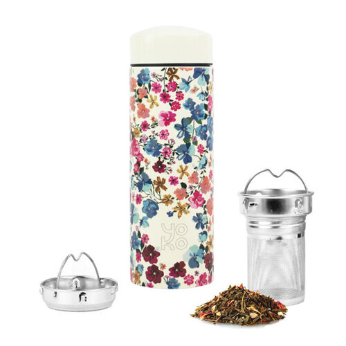 Yoko Waterfles isothermisch Giverny met theefilter 350 ml