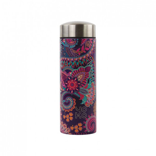 Yoko Waterfles isothermisch Pondichery met theefilter 350 ml
