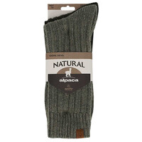 Alpacawol sokken groen Heren 2 paar