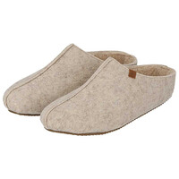 Zweedse slof beige Heren