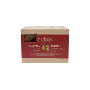 Herbelle Aleppo zeep olijf met 16% laurier Herbelle Aleppo zeep olijf met 16% laurier