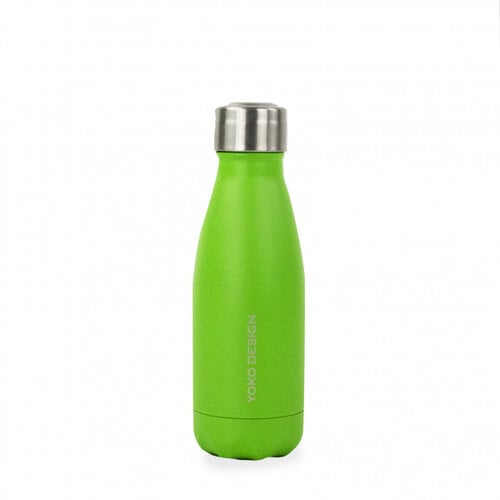 Yoko Waterfles Kind mat fel groen 260 ml Yoko Waterfles Kind mat fel groen 260 ml