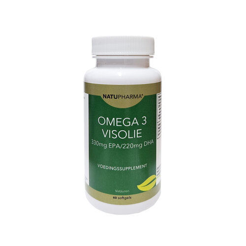 Natupharma Omega 3 Visolie (330mg EPA/220 mg DHA) 60 softgels