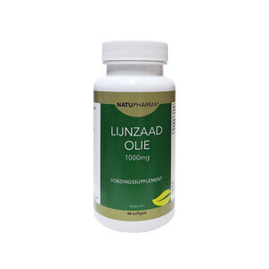Natupharma Lijnzaadolie (1000 mg) 60 softgels