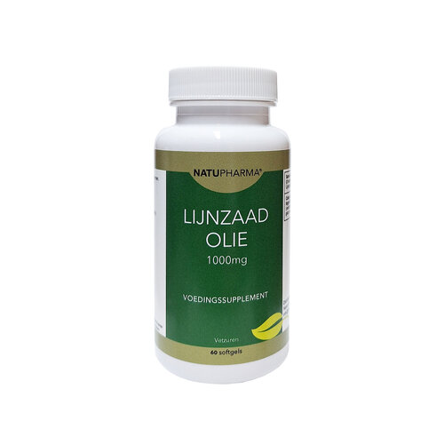 Natupharma Lijnzaadolie (1000 mg) 60 softgels Natupharma Lijnzaadolie (1000 mg) 60 softgels