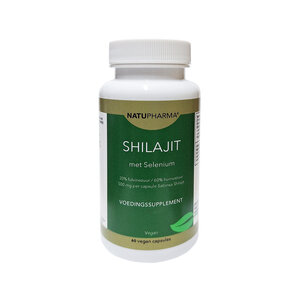 Natupharma Shilajit met Selenium 60 caps.